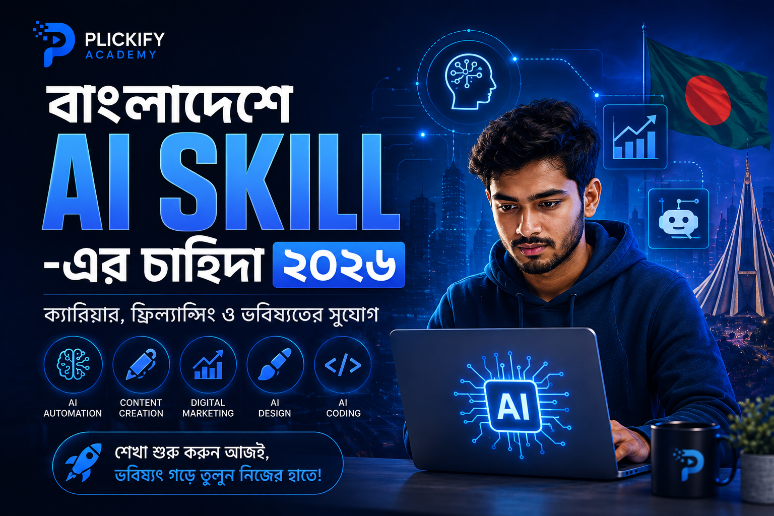 বাংলাদেশে AI Skill-এর চাহিদা ২০২৬